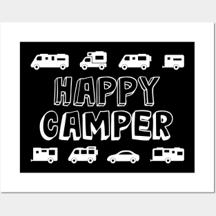 Happy camper Posters and Art